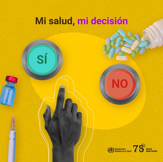2023 Human Rights Day "My health, my decision" in Spanish