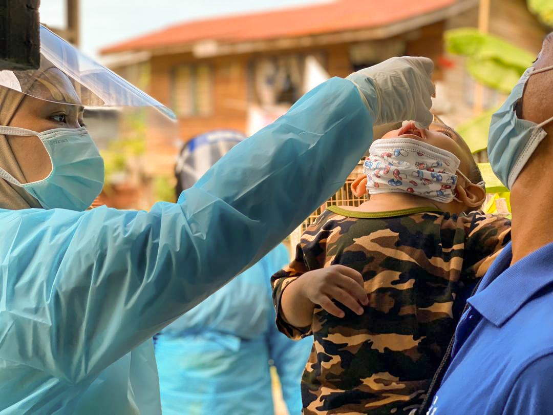 Polio campaign in Sabah 2